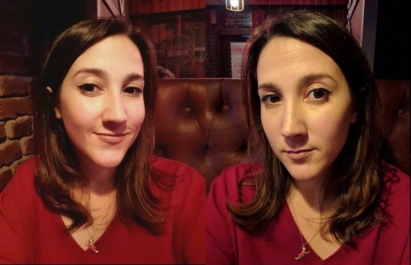 Galaxy S10+ (izquierda) vs Pixel 3 XL (derecha). En selfies sigue ganando Google